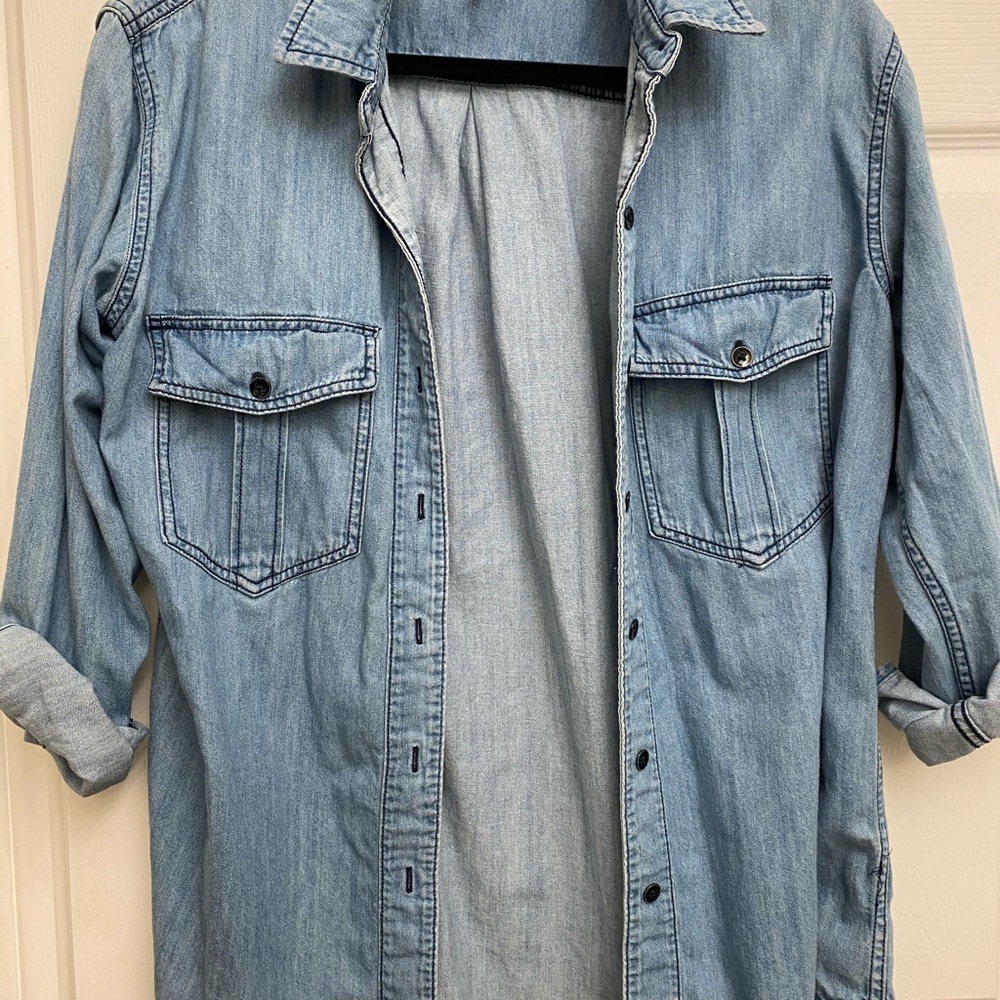 Free People Jean Shirt
